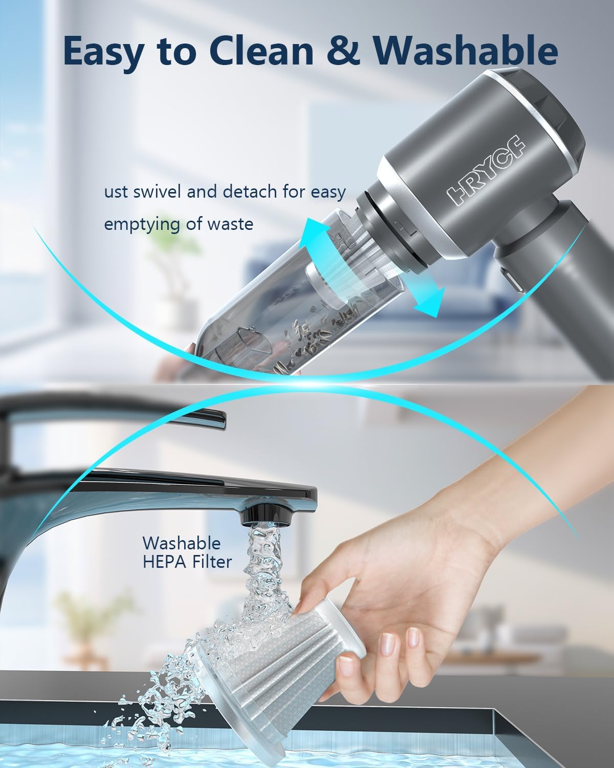 56% off Cordless for Car, 4-in-1 20000PA High Power Portable Rechargeable 
