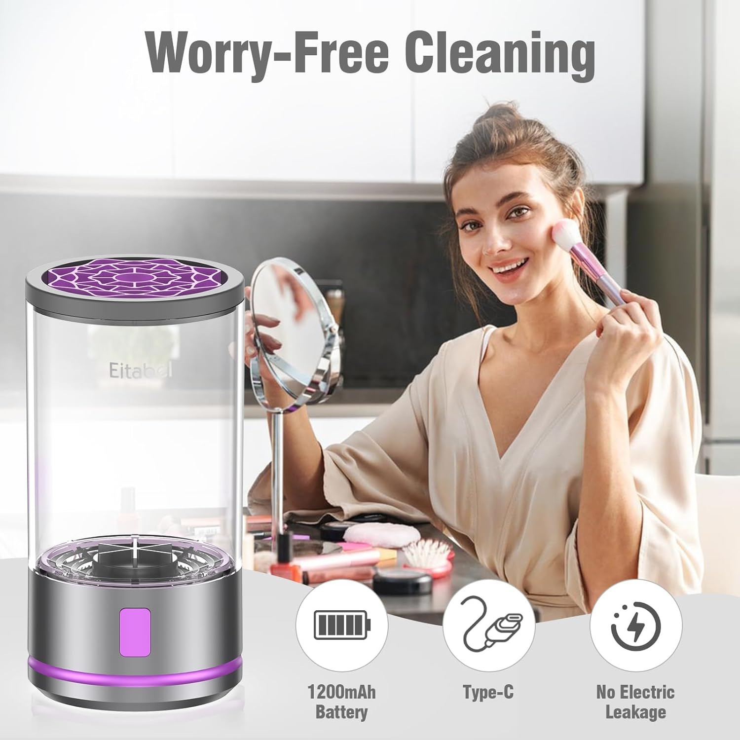 50% off Electric Makeup Brush Cleaner Machine