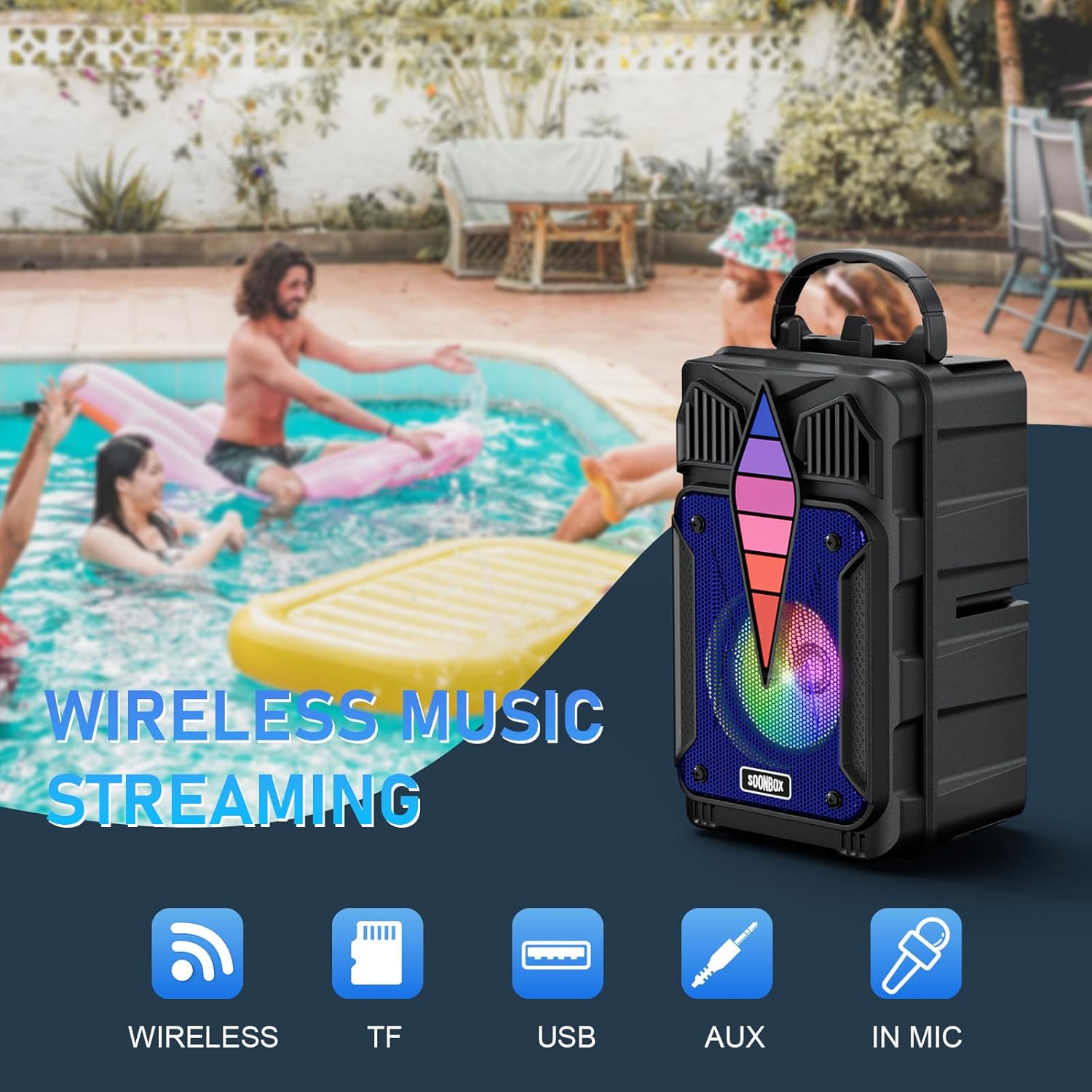 76% off Bluetooth Speaker with Microphone
