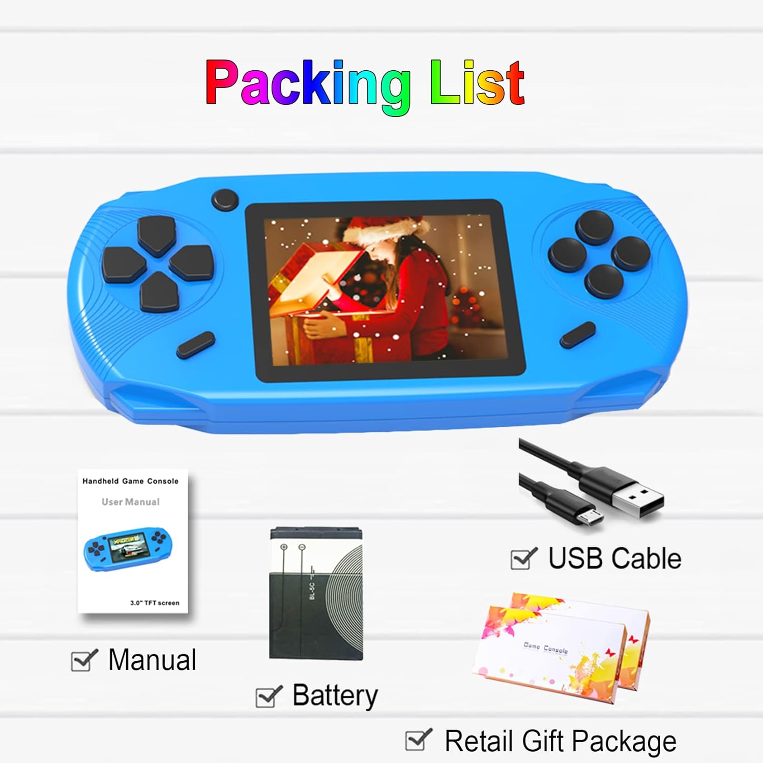 50% off 16 Bit Handheld Games for Kids Adults