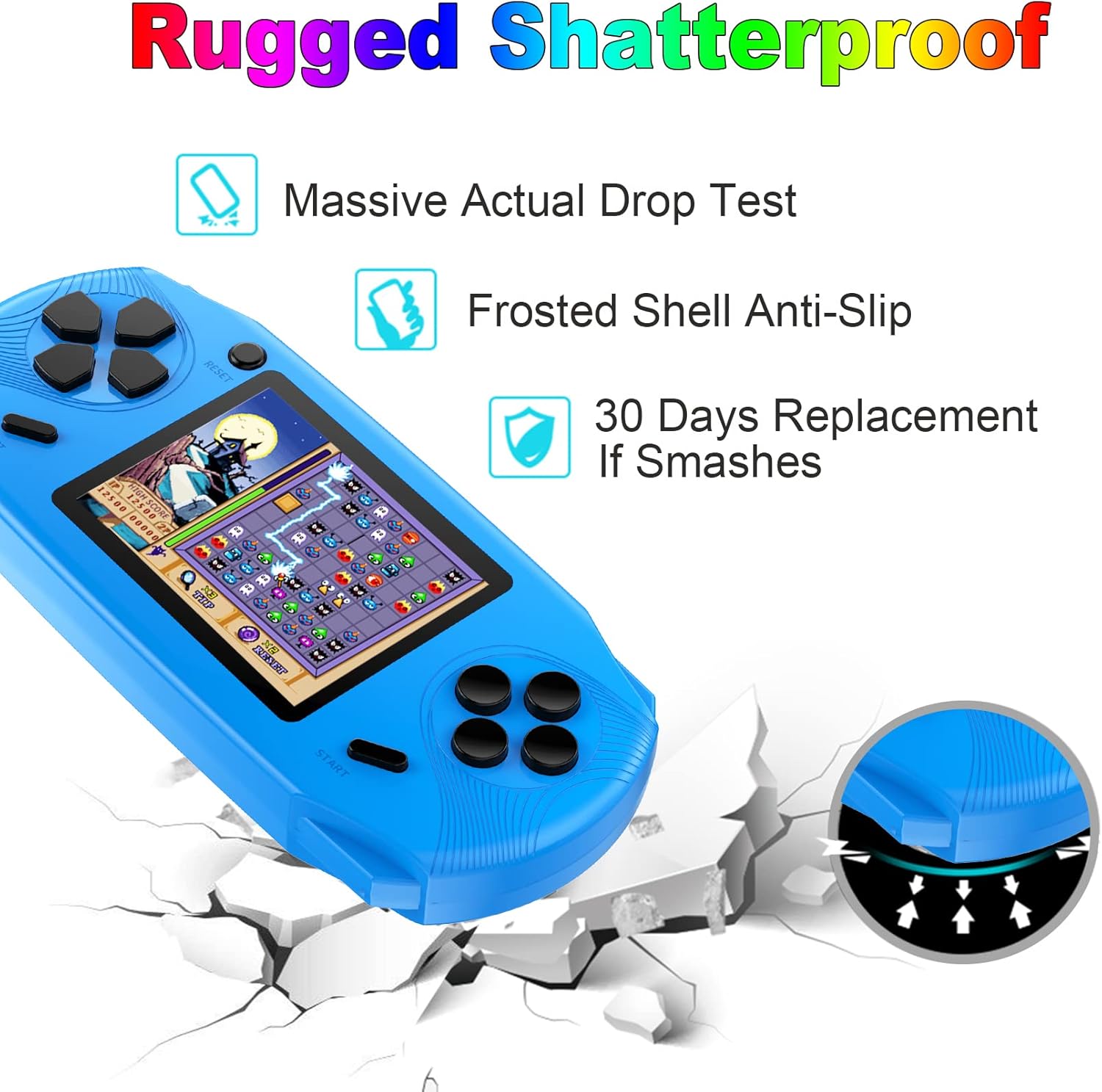 50% off 16 Bit Handheld Games for Kids Adults