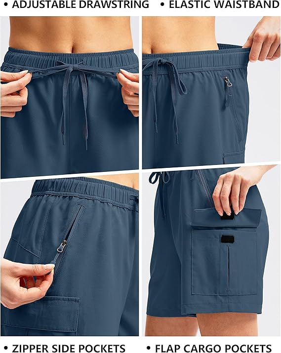 Women's 5''/ 7''/9'' Hiking Cargo Shorts