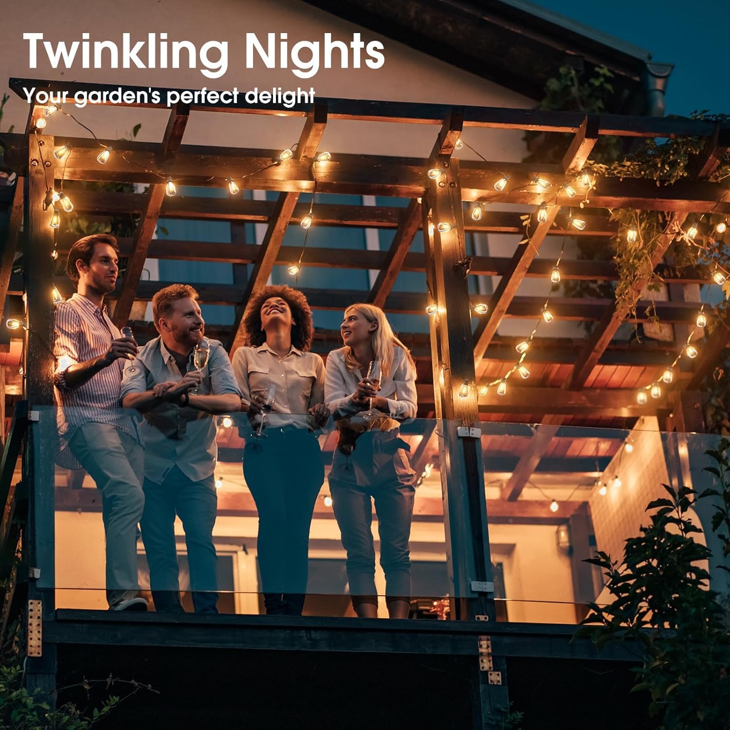 Outdoor String Lights Waterproof LED